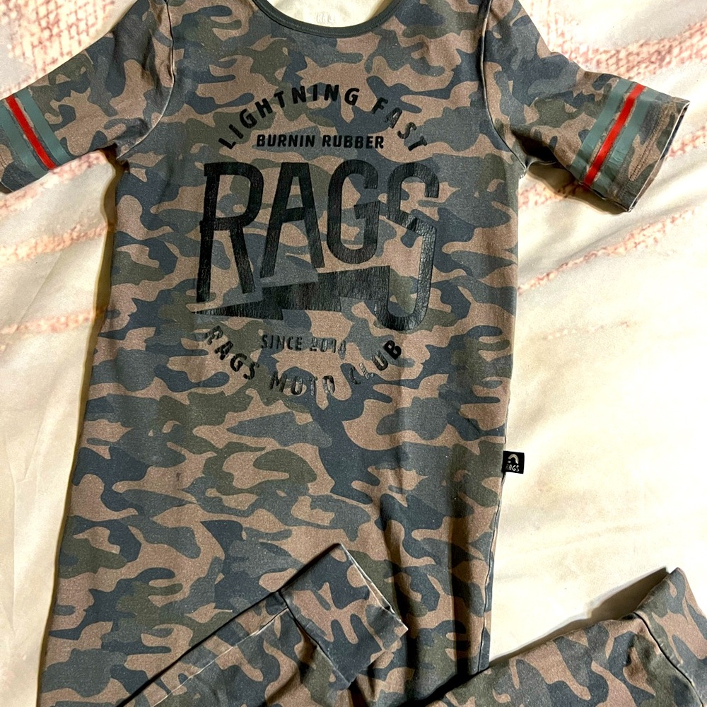Rags Camo Romper Size 5/6